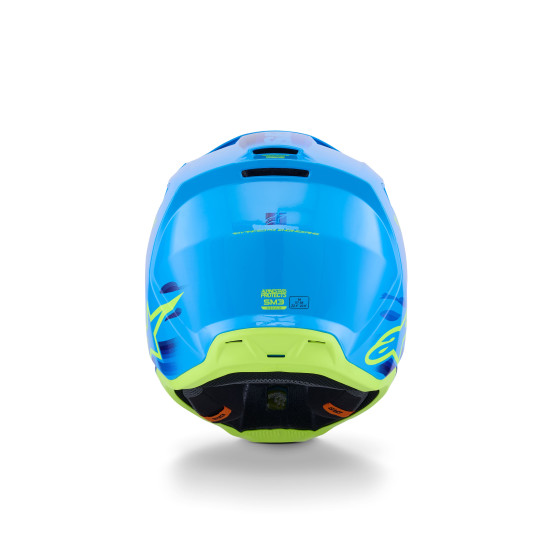 Casque cross Alpinestars 2026 S-M3 Force - Bleu Cyan