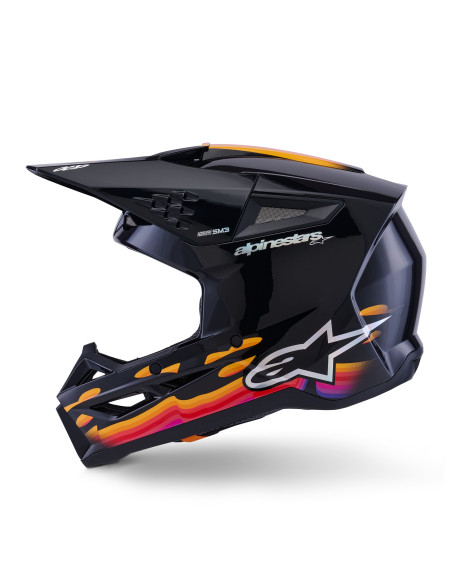 Casque cross Alpinestars 2026 S-M3 Force - Noir