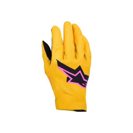 Gants cross Alpinestars 2026 Supertech MX - Or Noir Fluo Rose