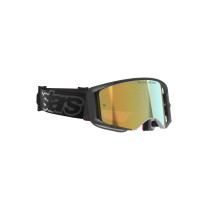 Masque cross Alpinestars Supertech Vision Vista - Noir écran iridium Or