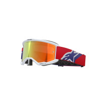 Masque cross Alpinestars Vision 5 Corp - Rouge Violet écran iridium Rouge 2