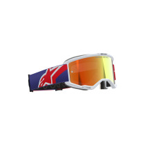 Masque cross Alpinestars Vision 5 Corp - Rouge Violet écran iridium Rouge