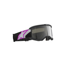 Masque cross Alpinestars Vision 5 Corp - Gris Violet écran iridium Argent