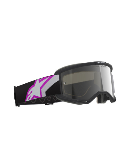 Masque cross Alpinestars Vision 5 Corp - Gris Violet écran iridium Argent