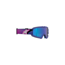 Masque cross enfant Alpinestars Vision Corp - Violet Rose Fluo écran iridium Bleu