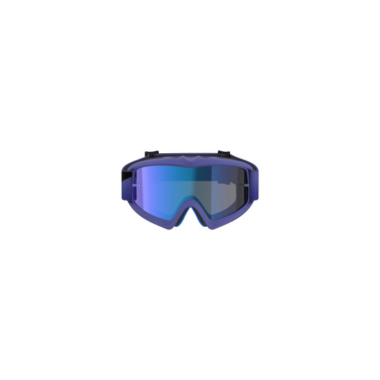 Masque cross enfant Alpinestars Vision Corp - Violet Rose Fluo écran iridium Bleu