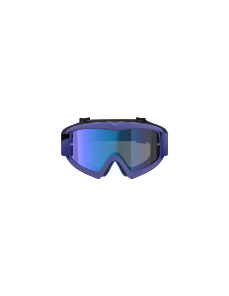 Masque cross enfant Alpinestars Vision Corp - Violet Rose Fluo écran iridium Bleu