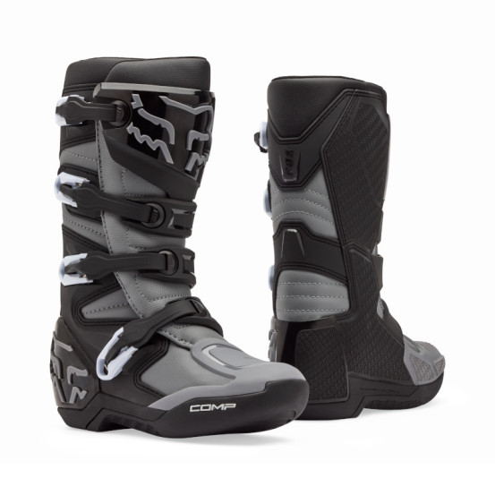 Bottes cross enfant FOX Comp Core - Noir Gris