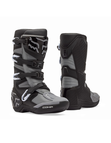 Bottes cross enfant FOX Comp Core - Noir Gris