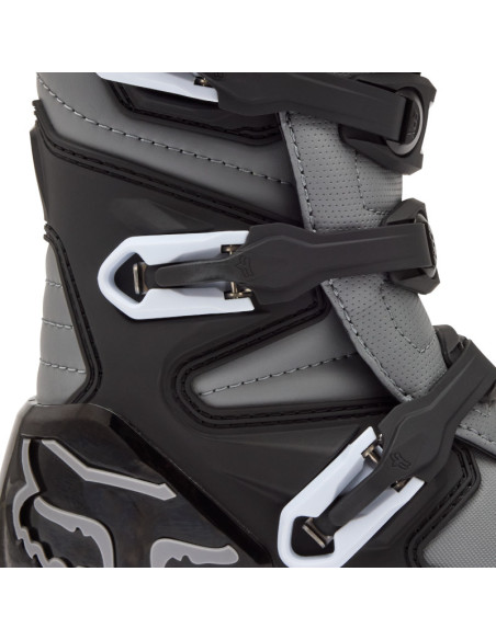 Bottes cross enfant FOX Comp Core - Noir Gris