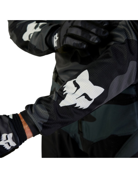 Maillot cross Fox 2024 180 BNKR - Camo Noir