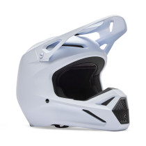 Casque cross enfant FOX V1 Solid - Blanc Mat