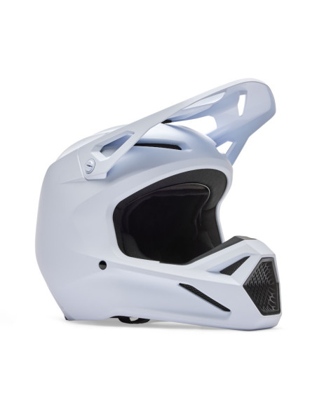 Casque cross enfant FOX V1 Solid - Blanc Mat