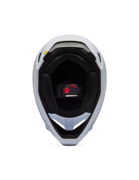 Casque cross enfant FOX V1 Solid - Blanc Mat