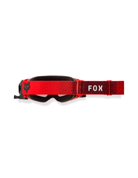 Masque cross FOX Vue Roll Off - Rouge Fluo