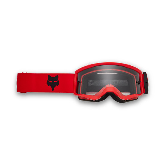 Masque cross enfant FOX Main Core - Rouge Fluo
