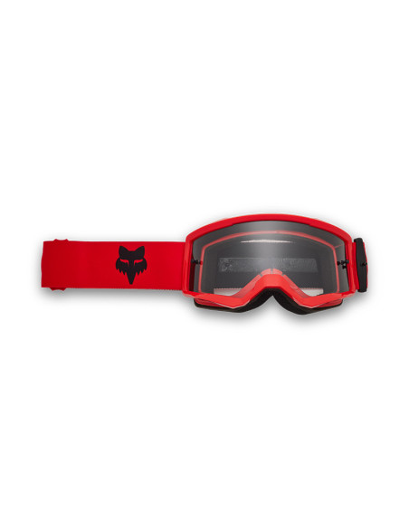 Masque cross enfant FOX Main Core - Rouge Fluo