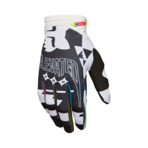 Gants cross FOX 2026 180 Image Cosmo - Blanc Noir