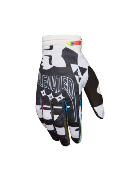 Gants cross FOX 2026 180 Image Cosmo - Blanc Noir