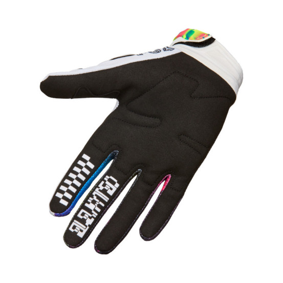 Gants cross FOX 2026 180 Image Cosmo - Blanc Noir