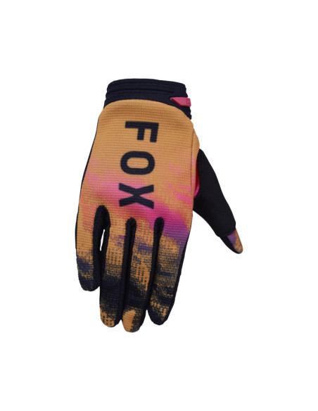 Gants cross enfant FOX 2026 180 Kairos - Orange Tangerine