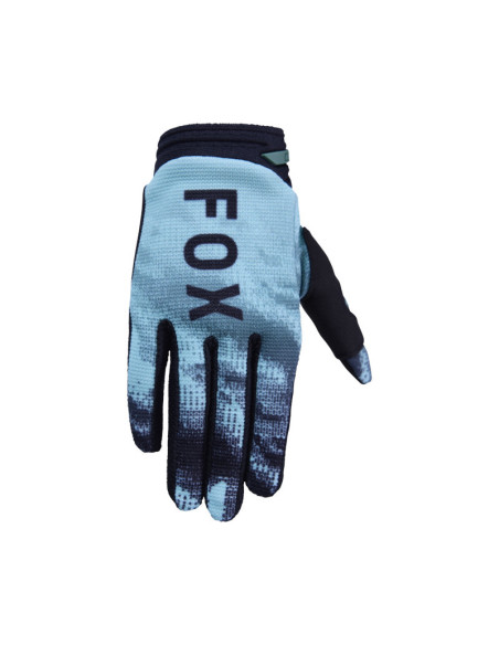 Gants cross enfant FOX 2026 180 Kairos - Turquoise