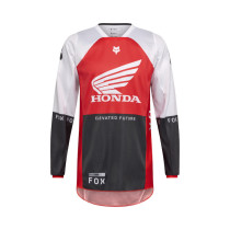 Maillot cross FOX 2026 180 Honda - Rouge Fluo