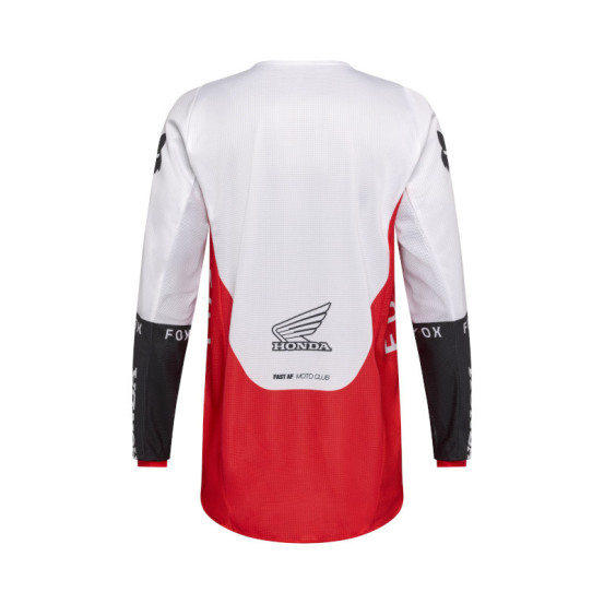 Maillot cross FOX 2026 180 Honda - Rouge Fluo