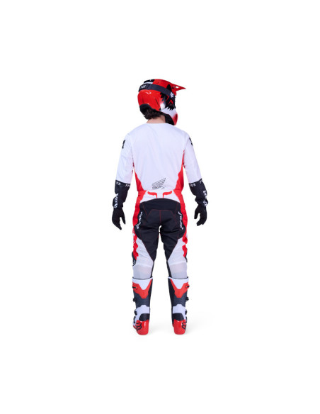 Maillot cross FOX 2026 180 Honda - Rouge Fluo