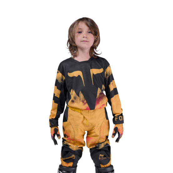 Maillot cross enfant FOX 2026 180 Kairos - Orange Tangerine