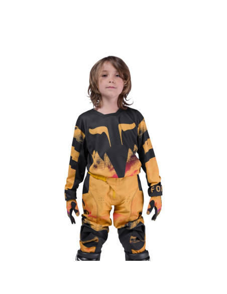 Maillot cross enfant FOX 2026 180 Kairos - Orange Tangerine