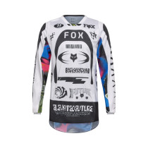 Maillot cross FOX 2026 180 Image Cosmo - Blanc Noir