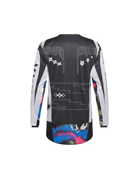 Maillot cross FOX 2026 180 Image Cosmo - Blanc Noir