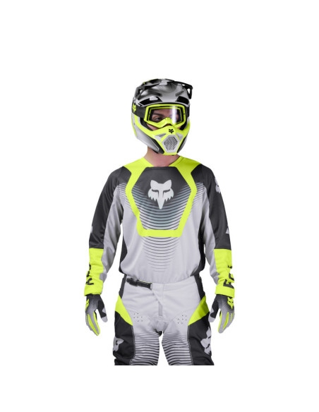 Maillot cross FOX 2026 180 Collect - Gris Jaune