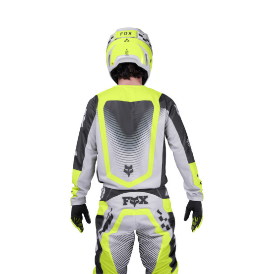 Maillot cross FOX 2026 180 Collect - Gris Jaune