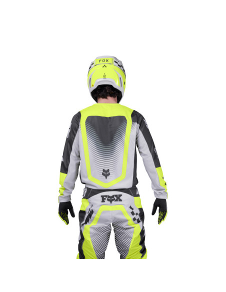 Maillot cross FOX 2026 180 Collect - Gris Jaune