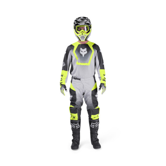 Maillot cross FOX 2026 180 Collect - Gris Jaune