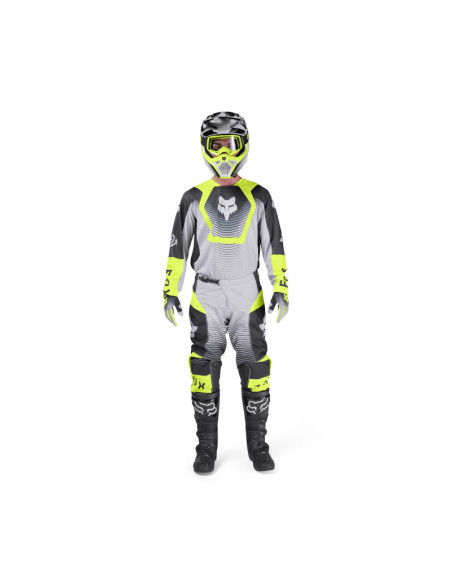 Maillot cross FOX 2026 180 Collect - Gris Jaune
