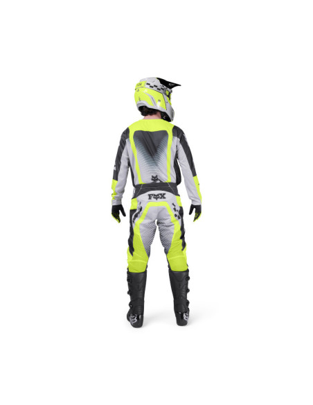 Maillot cross FOX 2026 180 Collect - Gris Jaune