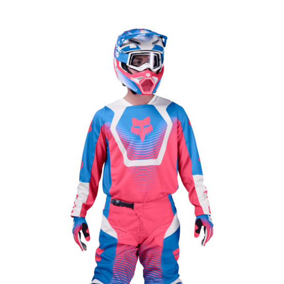 Maillot cross FOX 2026 180 Collect - Bleu Rose