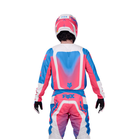 Maillot cross FOX 2026 180 Collect - Bleu Rose