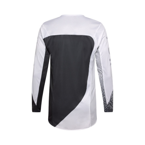 Maillot cross FOX 2026 Flexair Fracture - Blanc Noir