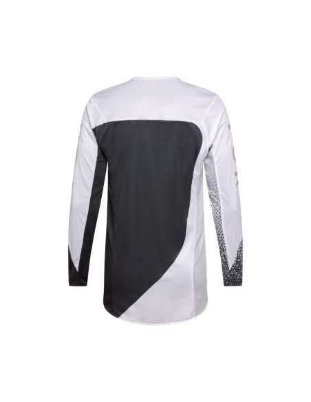 Maillot cross FOX 2026 Flexair Fracture - Blanc Noir