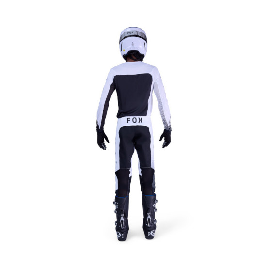 Maillot cross FOX 2026 Flexair Fracture - Blanc Noir