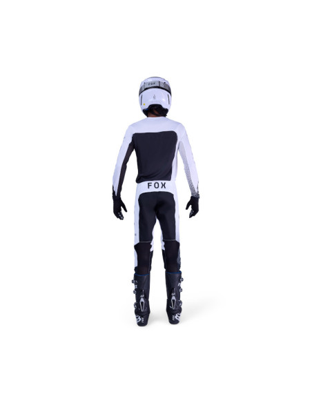 Maillot cross FOX 2026 Flexair Fracture - Blanc Noir