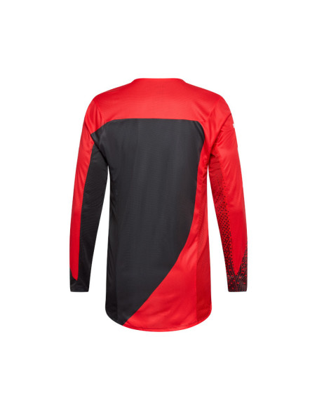 Maillot cross FOX 2026 Flexair Fracture - Rouge Fluo