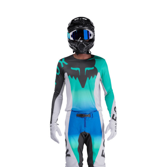 Maillot cross FOX 2026 Flexair Spire - Aqua