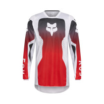 Maillot cross FOX 2026 180 Shield - Rouge Fluo