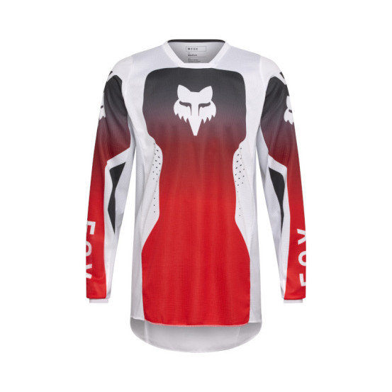 Maillot cross FOX 2026 180 Shield - Rouge Fluo