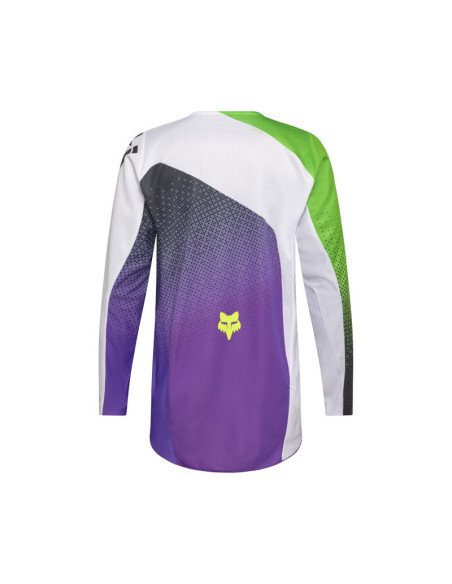 Maillot cross FOX 2026 180 Kawasaki - Violet Blanc